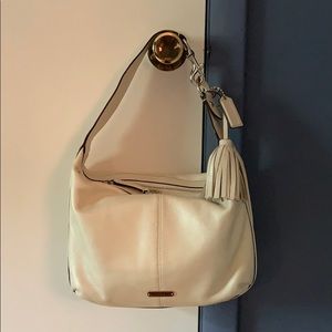Coach Avery pebbles leather small hobo bag.